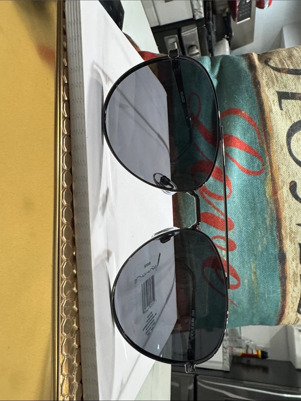 Foster Grand Classic Black Aviator Sunglasses - Unbranded
